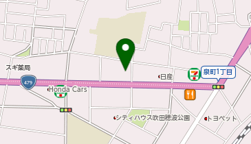 トヨタカローラ新大阪株式会社 吹田店の地図画像