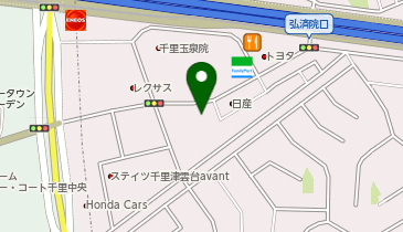 トヨタカローラ新大阪株式会社 津雲台千里店の地図画像
