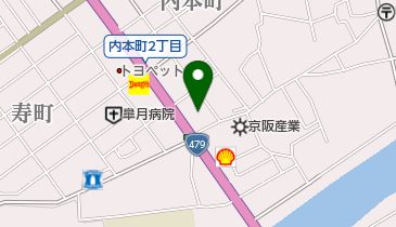 京阪産業株式会社の地図画像