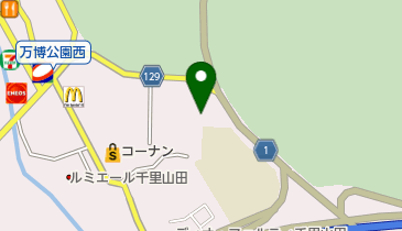 吹田市立 武道館・洗心館の地図画像