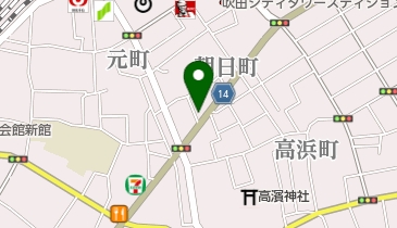 サロン・ド・バルーン町家の地図画像