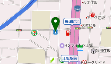 お弁当物語江坂店の地図画像