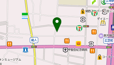 ケーオー産業株式会社大阪支店の地図画像