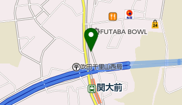 クラブ関大前の地図画像