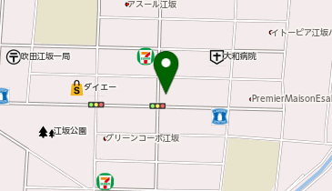 おでん田八の地図画像