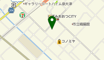 大津毛織株式会社の地図画像