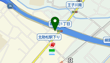 株式会社オカムラムセン北助松店の地図画像