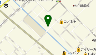 大津毛織労動組合の地図画像