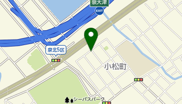 泉大津市シルバー人材センター(公益社団法人)の地図画像