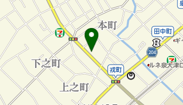 大三ふとん店の地図画像