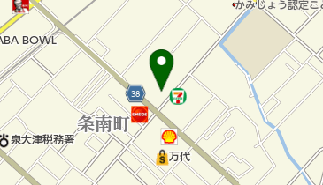 有限会社福西水道の地図画像