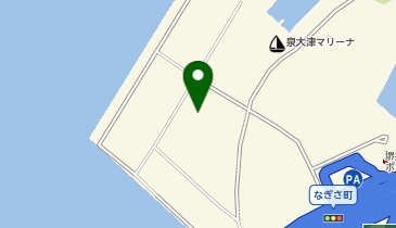 オーシャンマリン株式会社泉大津店の地図画像
