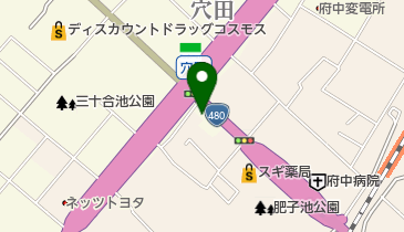 暁マージャンクラブの地図画像