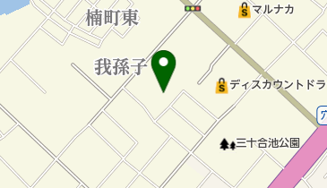 樫木桐材店の地図画像