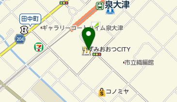 青木松風庵泉大津店の地図画像