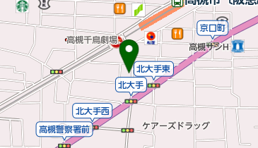 高槻腰痛センターの地図画像