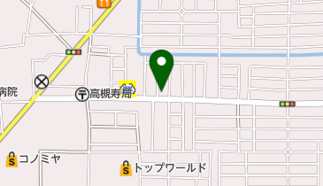 オーミヤ 学生服の店寿栄店の地図画像