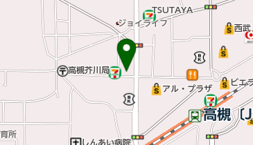 クロロフイル高槻美顔教室の地図画像