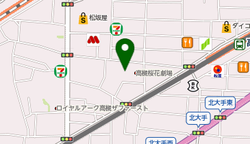 メディアカフェポパイ高槻店の地図画像