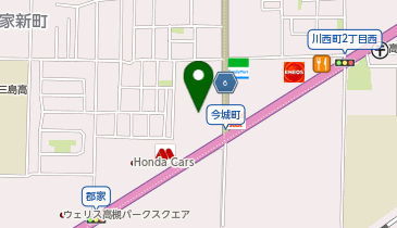 日産大阪販売株式会社 高槻店の地図画像