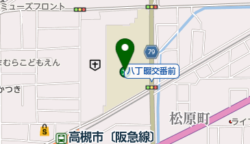 株式会社神陵文庫大阪医科大学店の地図画像