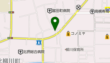 ピザハット 富田店の地図画像