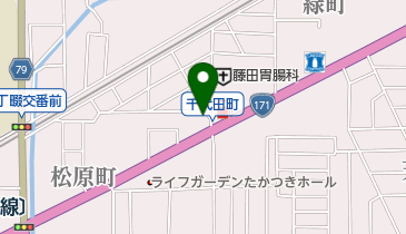 ハート動物病院の地図画像