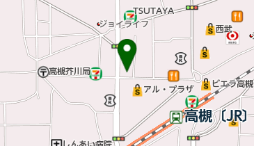 美容室プランの地図画像