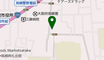 アクサ生命保険株式会社高槻分室の地図画像