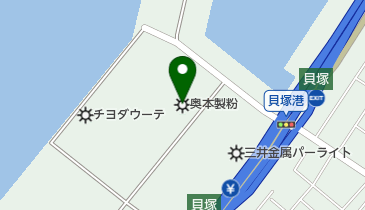 奥本製粉株式会社本社の地図画像