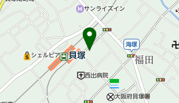 ヒットスポーツの地図画像
