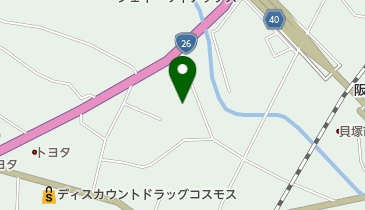 上中化成株式会社の地図画像