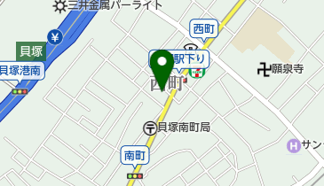 明治安田生命貝塚営業所の地図画像