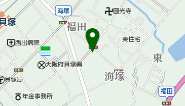 理容フクモトの地図画像