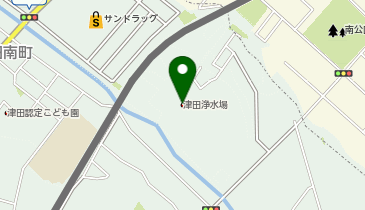 貝塚市役所 上下水道部 浄水課津田浄水場の地図画像