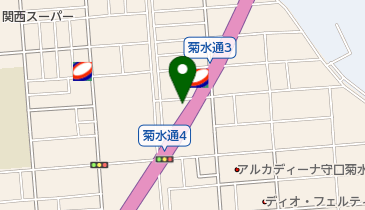 株式会社作業服K菊水店の地図画像