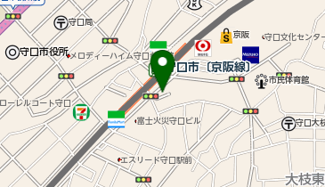 イーオン守口校の地図画像