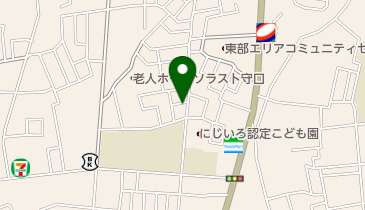新城クリーニング店の地図画像