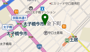 京阪商店街振興組合の地図画像