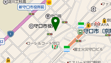 ルビー化粧品店の地図画像