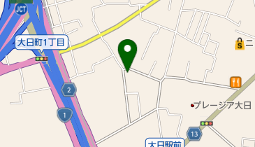 西向寺の地図画像