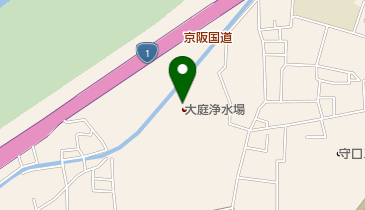 大阪広域水道企業団 大庭浄水場の地図画像