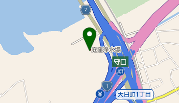 大阪広域水道企業団 庭窪浄水場の地図画像