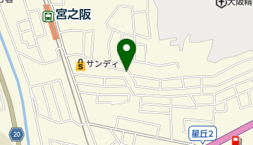 牧野ランドリーの地図画像