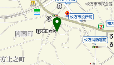 橋本質店枚方駅前の地図画像