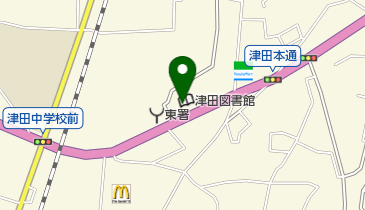 枚方市立 津田生涯学習市民センターの地図画像