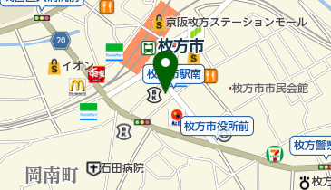 川原町会館の地図画像