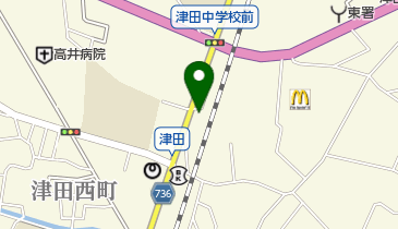 大阪珠算教育会福島教場津田教室の地図画像