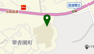 枚方市立 蹉ダ東小学校の地図画像