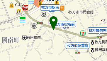 大東楽器株式会社 枚方店の地図画像